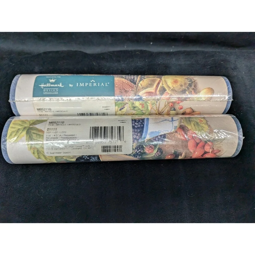 VTG Hallmark Imperial Design Collection Wallpaper Trim Marjolein Bastin 10Yd NOS